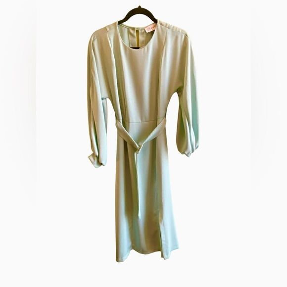 EUC CLOSET London MINT KIMONO MIDI DRESS - Picture 3 of 4